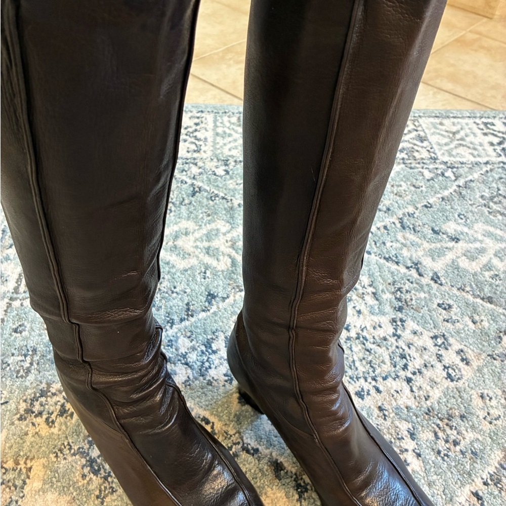 Vintage 1960’s Italian leather boots - Picture 5 of 10